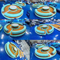 Flotador Inflable de PVC con Tecnología Drop Stitch, Sofá Flotante para Piscina, Playa, Mar, Hamaca, Silla Flotante