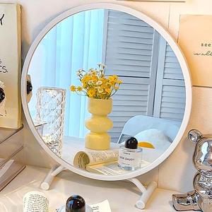 Modern <strong>Cheap</strong> Round Tabletop Desk Vanity Home Decoration Desktop Makeup <strong>Mirror</strong> with Stand for Shaving Makeup Without Light - Product Image 6