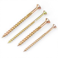 Premium Metric Self-Tapping Countersunk Torx Steel Wood Screws Yellow Zinc Plated Chipboard Fasteners