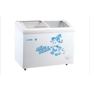 SD-366YA Snowsea Hoge Kwaliteit Fabriek Prijs Rental Diepe Display Icecream Vriezer Borst Commerciële Optioneel Restaurant Vriezer