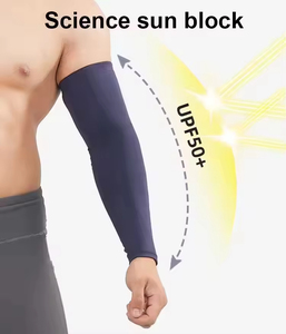 Sublimation Vêtements de Vélo Personnalisés Protection UV Refroidissement Compression Sport Cyclisme Manchettes de Bras - Product Image 2