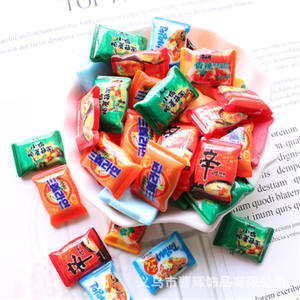 Paquet de nouilles instantanées breloque en résine porte-clés en plastique faits à la main bijoux à bricoler soi-même boucles d'oreilles pendentif indésirable étui de téléphone portable accessoires - Product Image 4