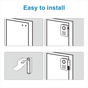 Tuya WiFi Smart ABS Keypad Controlled <b>Door</b> <b>Sensor</b> Plastic Contact Window Open Alert Home Security System With App Notification X - Product Image 2