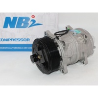 Compresseur de climatisation automobile NBT 12V durable pour camion et réfrigération OE NB181604 Neuf Garantie 1 an Haute qualité