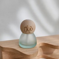 Vide 10ml verre voiture désodorisant bouteille de parfum voiture diffuseur bouteille givré voiture diffuseur d'air bouteille verre avec emballage