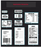 Vente Flash : Autocollants Thermiques Directs pour Codes-Barres, Prix Usine, 58*40 & 100x150, Adhésif Permanent Résistant à l'Eau