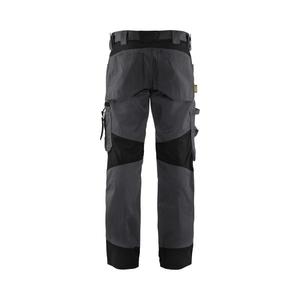 BLAKLADER - 155618609699D108 Pantalones sin bolsillos para uñas Gris medio/Negro-EAN 7330509764923 PANTALONES DE TRABAJO CARGO - Product Image 2