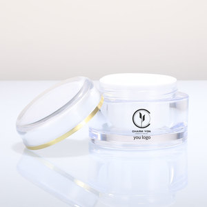 30G 50G Acrylic Hình Bầu Dục Rõ Ràng Lọ Với Vòng Đầu Có Nắp Đậy Cho Các Loại Kem Make up Mỹ Phẩm Mẫu Bao Bì <span class=keywords><strong>Container</strong></span> Lọ - Product Image 4