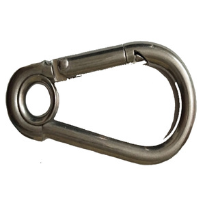 Mousqueton en acier inoxydable M6 avec anneau de verrouillage pour le camping en plein air, l'escalade, le kayak, le canoë, la connexion et la sécurisation de l'équipement - Product Image 3