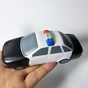 Pelota Antiestrés de Espuma de PU Personalizada de Fábrica con Forma de Coche de Policía, Juguete Suave para Aliviar el Estrés, Publicitario - Product Image 3
