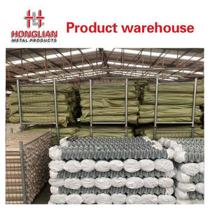 निर्माण गैल्वेनाइज्ड अस्थायी पैनल pvc बाड़ लगाना ब्लैक 6 फीट x 200 फीट 11 गेज धातु श्रृंखला लिंक बाड़ - Product Image 4