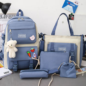 Tas Sekolah Anak Perempuan, Ransel untuk Anak Perempuan, Tas Siswa, Tas Sekolah Kasual Kanvas Baru - Product Image 6