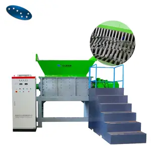 Đôi trục phế liệu kim loại Shredder/Mini phế liệu kim loại nhỏ công nghiệp Shredder để bán