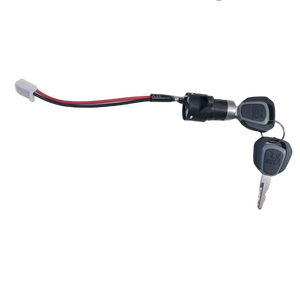 Kit de verrouillage pour vélo électrique Zhengbo LS-004 Argent, pièces de rechange incluant interrupteur d'allumage, serrure de <span class=keywords><strong>porte</strong></span>, serrure de selle et clés pour vélo électrique - Product Image 2