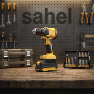 Taladro Inalámbrico Profesional de 21V 500W (Solo Herramienta) con Pantalla Digital, Compatible con Baterías <span class=keywords><strong>Makita</strong></span>, DeWalt y Milwaukee de <span class=keywords><strong>18V</strong></span>, para Bricolaje - Product Image 1