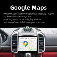 Lecteur Multimédia de Voiture à Écran Tactile 9 Pouces GPS Navigation CarPlay Android pour Porsche Cayenne 92A 2010-2017