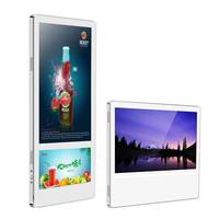Pantalla lcd de diseño ultradelgado para publicidad, sistema android 4, Menú digital, Pantalla Completa led de 55 pulgadas, señalización digital, elegante