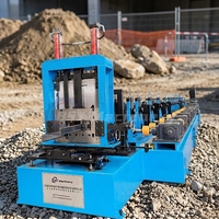 Máquina Formadora de Perfiles de Acero CZ, Máquina de Fabricación de Perfiles de Acero para la Construcción de Estructuras Metálicas y Almacenes