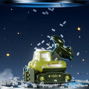 Modellino Giocattolo Cavalcabile di Veicolo da Costruzione, Aereo, Camion da Cantiere, Auto in Plastica per Bambini Unisex - Product Image 5