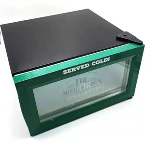 Vanace Mini réfrigérateur de 18 litres à porte en verre Mini canette de réfrigérateur pour boissons, bière, sodas, vin Petite glacière Réfrigérateur Mini congélateur - Product Image 1