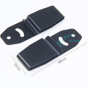 Kydex ที่ยึดปลอกมีดแบบปรับได้ทำจากสแตนเลสสตีลพร้อมตัวหนีบคลิปหนีบสายรัดในชิคาโก - Product Image 2