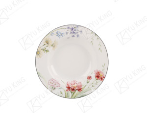 Đĩa Ăn Tối Bằng Gốm Bộ Đồ Ăn Bằng Sứ Bộ Đồ Ăn Phòng Khách Trung Quốc Xương Mới Thiết Kế Họa Tiết Hoa Cây - Product Image 2