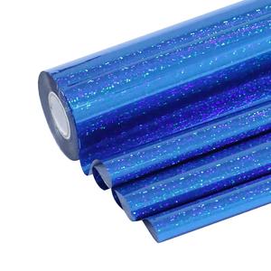 رقائق حبر ليزر معدنية من JINSUI لورق التلوين المتفاعل بختم ساخن للنسيج ، تأتي الصناديق الورقية على شكل لفة - Product Image 3