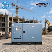Solución OEM Weichai de Tipo Silencioso de 40-500KW, Bomba de Agua Diésel con Motor Weichai, Amortiguador de Goma, Grupo Electrógeno Weichai