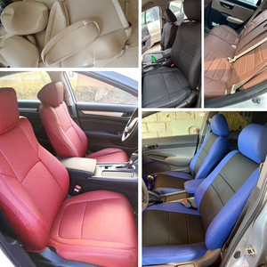 Fundas de Asiento de Coche a Medida para 5 Plazas de Lujo en Piel Napa de Alta Calidad Ajuste Original Personalizado para Honda Civic CRV Accord <span class=keywords><strong>HRV</strong></span> - Product Image 2