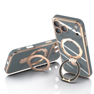 เคสโทรศัพท์แบบใหม่พร้อมฟิล์มกันรอยเลนส์เคลือบไฟฟ้า สำหรับ iPhone 17 Pro Max 17 Air พร้อมขาตั้งแม่เหล็ก - Product Image 5