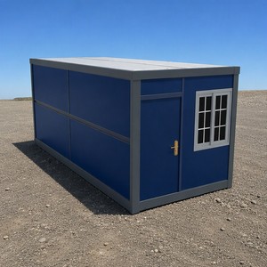 Casa Contenedor Plegable SUNRISE de 20' Contemporánea para Dormitorio, Taller, Oficina en Casa, Hotel, Tienda, Fabricada con Panel Sándwich de Acero - Product Image 1