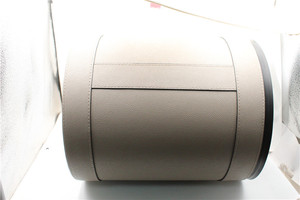 Poubelle d'intérieur en cuir de luxe personnalisée pour salle de bain cuisine chambre d'hôtel poubelle - Product Image 3