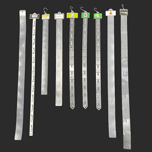 Bandes de présentation suspendues en plastique Hookei avec 12 crochets pour les étagères de supermarché - Product Image 5