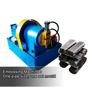 Automatic Decorative Flower Metal Steel Tube Pipe <strong>Embossing</strong> <strong>Machine</strong> - Product Image 2