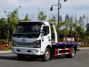 Nouveau camion de dépannage à plateau plat manuel diesel Dongfeng 4x2 pour les interventions d'urgence routières - Product Image 6