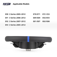 Volant sport bleu personnalisé en cuir pour BMW E70 E71 E83 E84 E85E81 E82 E87 E88 E89 E90 E91 E92 E93 entièrement en cuir