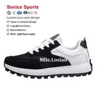 Chaussures de marche pour hommes personnalisées, prix compétitif, chaussures de créateur avec doublure en mesh, saison printemps/été/automne