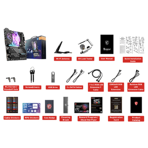 Carte mère MSI MPG Z690 CARBON <span class=keywords><strong>EK</strong></span> X prend en charge la mémoire DDR5, jusqu'à 6666+(OC) MHz et les processeurs Intel Core/Pentium Celeron de 12e génération - Product Image 6