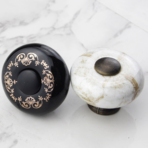 Hot Selling <strong>Ceramic</strong> Pumpkin Cabinet Wardrobe Drawer Door Handle Single Hole Handle <strong>Knob</strong> - Product Image 6