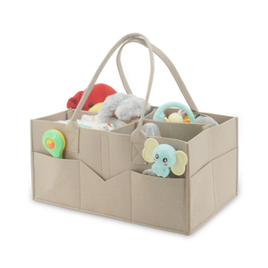 Organizador <span class=keywords><strong>de</strong></span> Pañales <span class=keywords><strong>de</strong></span> Fieltro para Bebés, Cesta para Guardería, Artículos Esenciales para Viajes - Product Image 2