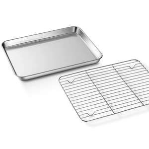<span class=keywords><strong>Horno</strong></span> de malla de panadería de acero inoxidable de aluminio de Metal de grado alimenticio bandeja de deshidratación de secado <span class=keywords><strong>para</strong></span> hornear tamaño completo <span class=keywords><strong>60x40</strong></span> - Product Image 3