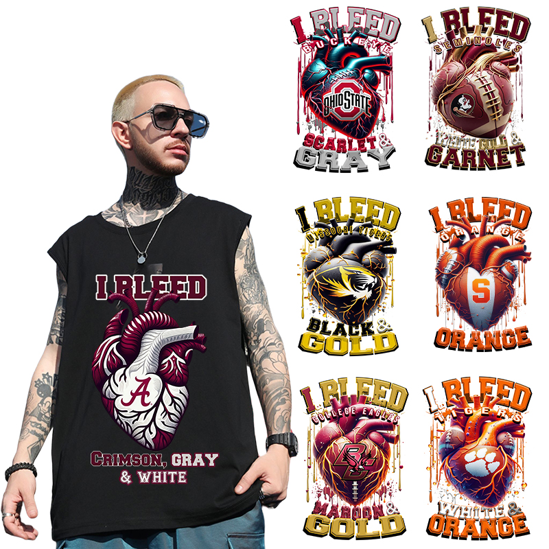 CustomNFL Dtf Transfers for Shirts Iron on Dtf Heat Transfers Stickers Ready to Press Dtf Transfers Wholesale