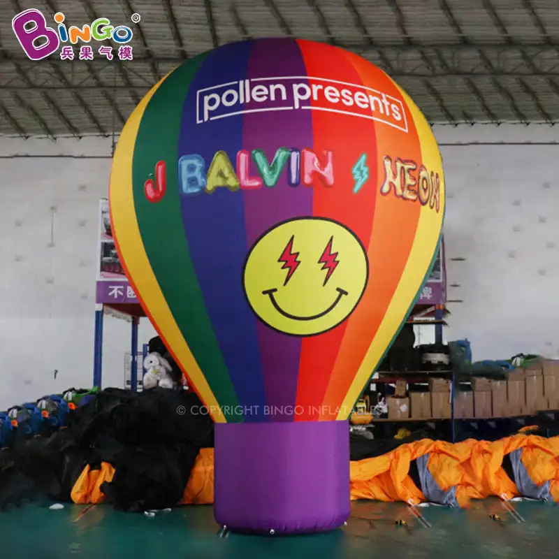 Offre Spéciale personnalisé 5m hauteur grand coloré gonflable ballon au sol pour les entreprises de location PVC balle AU SOL sur vente
