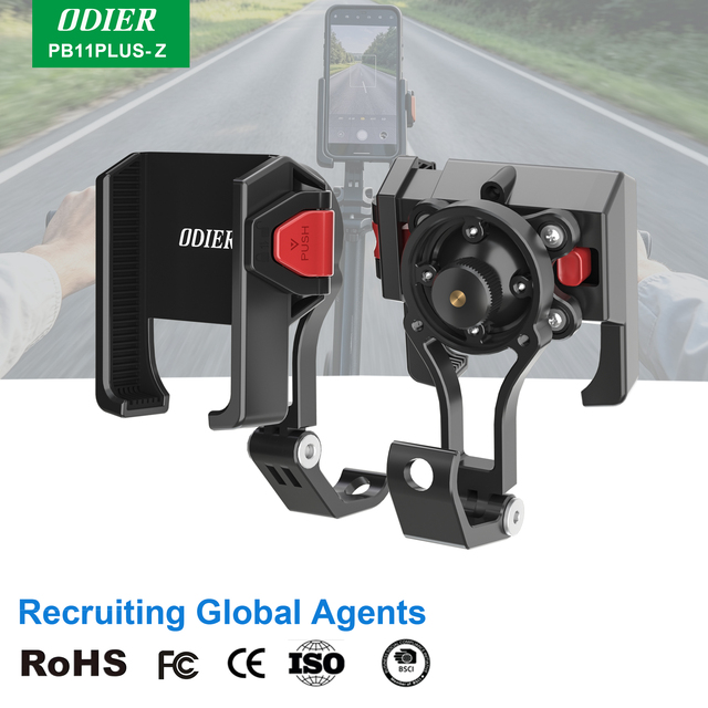ODIER High-strength Aluminum Alloy Mount Base for Fold Bike Phone Universal Handlebar Mount Action&Sports Camera Accessories