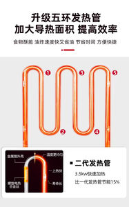 Nouvelle friteuse électrique commerciale à levage automatique grande capacité pour hôtels - Product Image 4