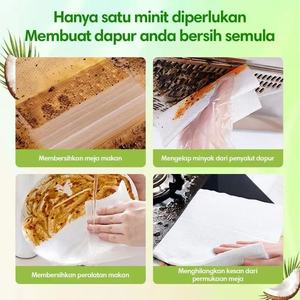 Paquete de 3 paquetes de 240 toallitas de cocina de tela no tejida, papel de cocina, stock de almacén en Tailandia - Product Image 6