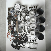 Nouveau Kit de Révision Complet Moteur Non-Turbo 4JB1, Pièces de Rechange Piston, Chemise de Cylindre, Segment, Joint, Plastique pour Chargeuse Bobcat 2.8L Diesel