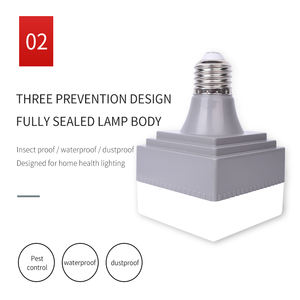 Lampadina a <span class=keywords><strong>LED</strong></span> quadrata creativa a risparmio energetico lampadina a <span class=keywords><strong>LED</strong></span> ad alta luminosità per uso domestico - Product Image 3