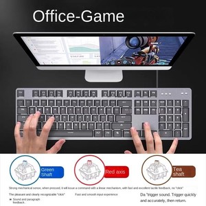 Original Logitech K845 Wired Mechanical Keyboard 104-Key Aluminum Case 5 Backlight Modes for <b>PC</b> Laptop - Product Image 5