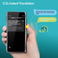 Timekettle Fluentalk T1 4 \ "HD IPS écran Portable traducteur de langue prend en charge 40 langues en temps réel Photo AI enregistrement Wi-Fi